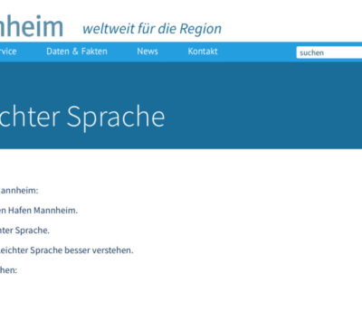 Barrierefreiheit und Leichte Sprache im Web: Kommunikation, die alle erreicht